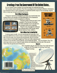 Hacker II: The Doomsday Papers Commodore 64 box art